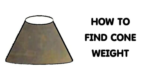 cone weight formula