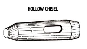 hollow chisel