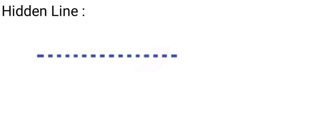 Types of Line in Drawing