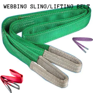 WEBBING SLING OR LIFTING BELT – SELECTION, IDENTIFICATION AND INSPECTION in hindi